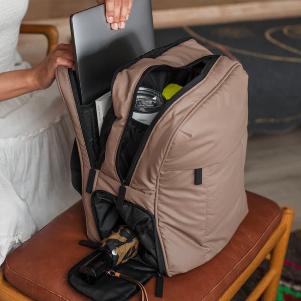 Calpak Luka 15 inch Laptop Backpack - Chocolate - Picture 6 of 10